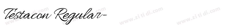 Testacon Regular字体转换 Testacon Regular字体转换